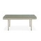 Alaterre Furniture Windham All-Weather Wicker Outdoor 42"L Coffee Table with Glass Top AWWA03AA - alternate 4